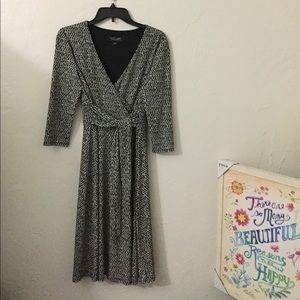 Evan Picone Faux Wrap Dress